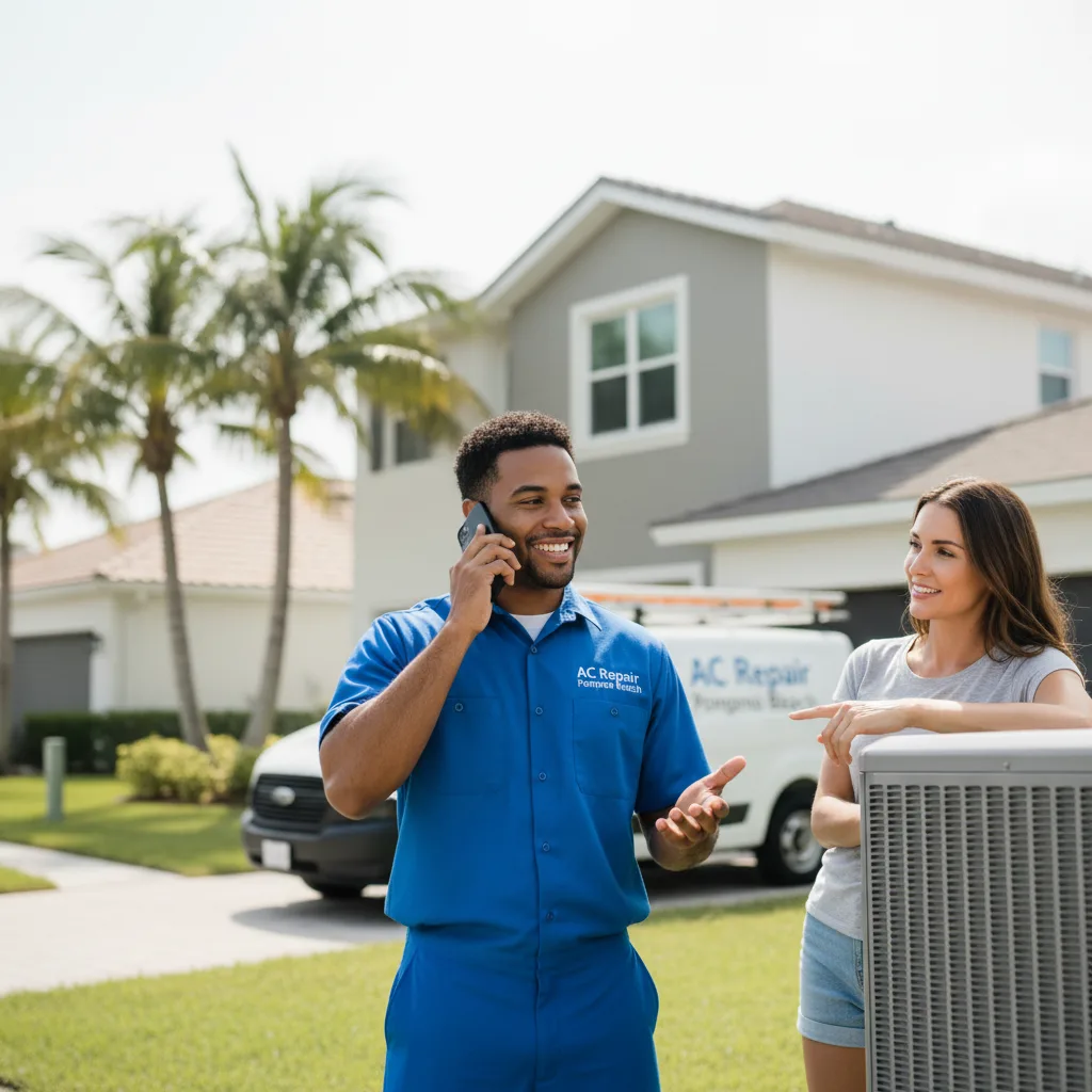 AC Repair Pompano Beach customer support in Hallandale Beach